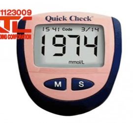 Glucometer diabetic test device