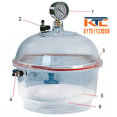 Vacuum-desiccator vacuum-desiccator