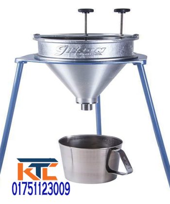 grout flow cone test apparatus